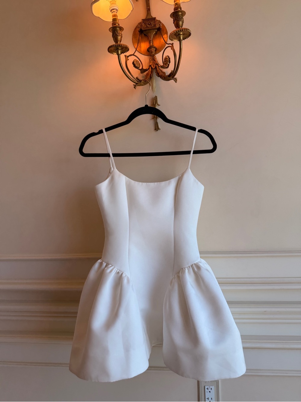 GORGEOUS White Flare Mini Dress